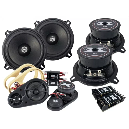 Excursion SHX-5.3C dB  3-drożny zestaw głośnikowy: 4 woofery 130mm, średnio-wysokotonowa sekcja SX-SAT, 6 zwrotnic - 1.5ohm, 150/300W, 94dB, 45-20000H